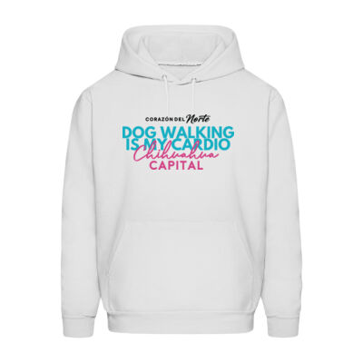 Hoodie Dog Walking Is My Cardio Miniatura