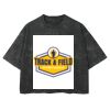 Playera Boxy Fit Mineral Wash 265 grs 🔥 NEW PRODUCT 🔥 Miniatura