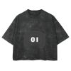 Playera Boxy Fit Mineral Wash 265 grs 🔥 NEW PRODUCT 🔥 Miniatura